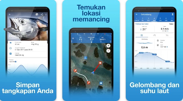 Fishing Points Memancing GPS Aplikasi GPS Laut