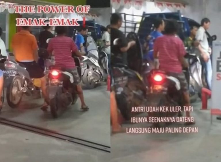 Kelakuan Emak emak Serobot Antrean di SPBU Tak Digubris Meski Ditegur dan Diteriaki