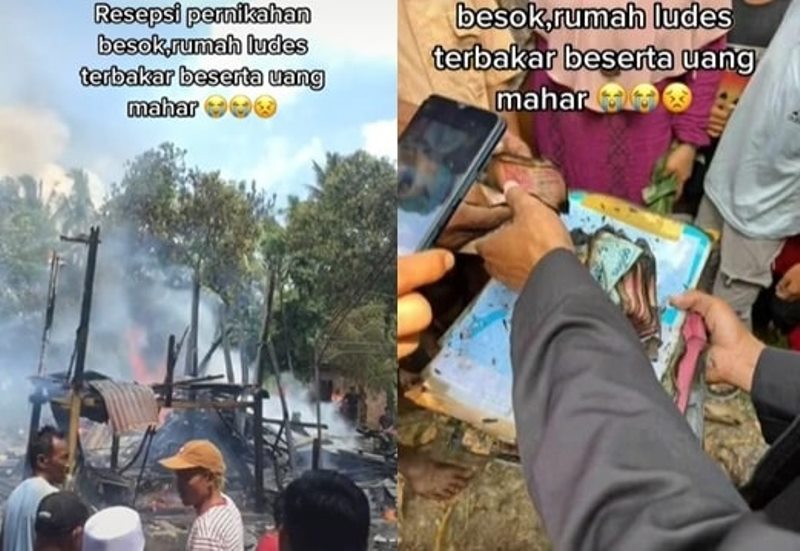 Nahas Rumah Calon Pengantin Pria Terbakar H 1 Nikahan Uang Panai Rp 40 Juta Ikut Hangus