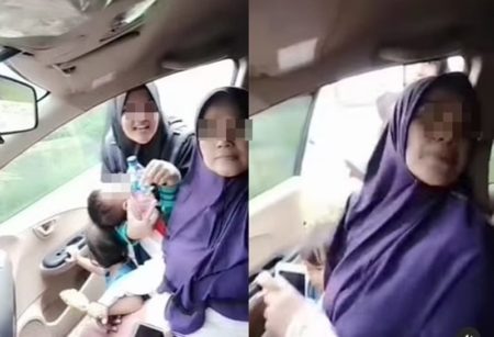 Protes Plat Nomor Mobil Beda Emak emak ini Emosi hingga Ludahi Driver Taksi Online