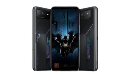 Render ROG Phone 6 Batman Edition