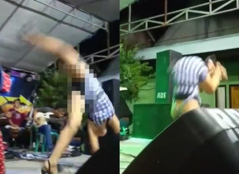 Viral Biduan Salto hingga Loncat Saat Nyanyi di Panggung Kerja Banting Tulang Sesungguhnya