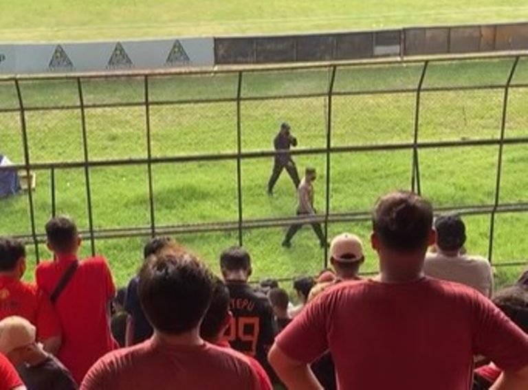 Viral Polisi Terus Diteriaki Sambo oleh Suporter Bola Tanggapi dengan Santuy