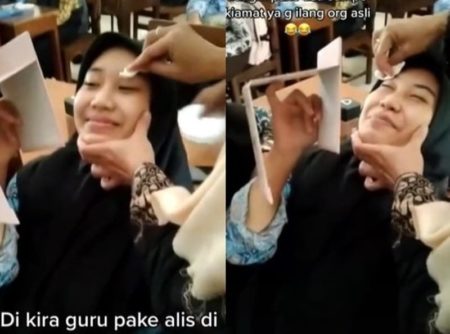 Viral Siswi Dikira Pakai Pensil Alis ke Sekolah Guru Sampai Turun Tangan Buat Buktikan