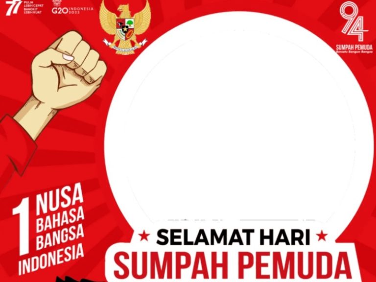 45 Link Twibbon Hari Sumpah Pemuda 28 Oktober 2022 Terbaru