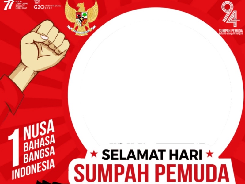 45 Link Twibbon Hari Sumpah Pemuda 28 Oktober 2022 Terbaru