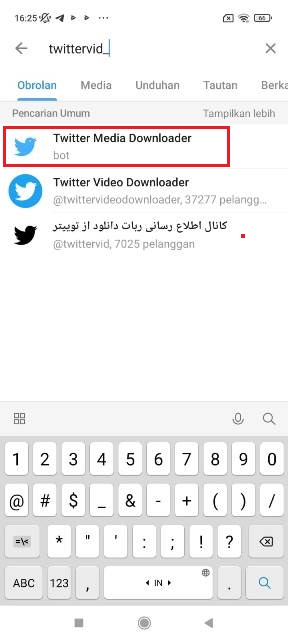 Bot Download Video Twitter