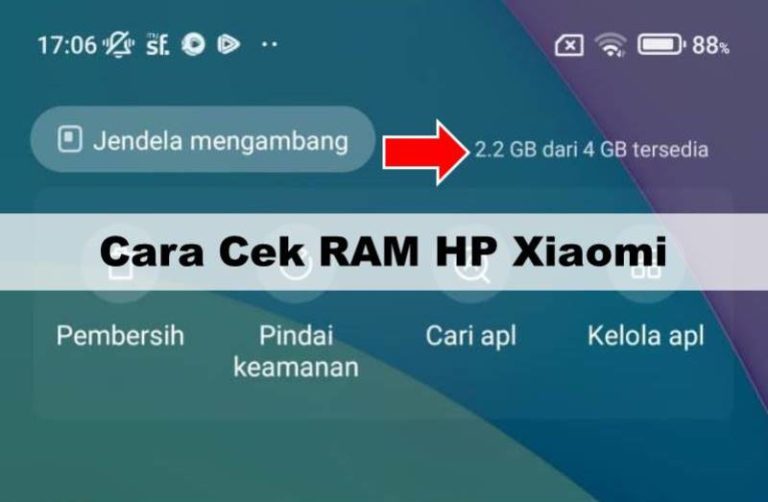 Cara Cek RAM HP Xiaomi