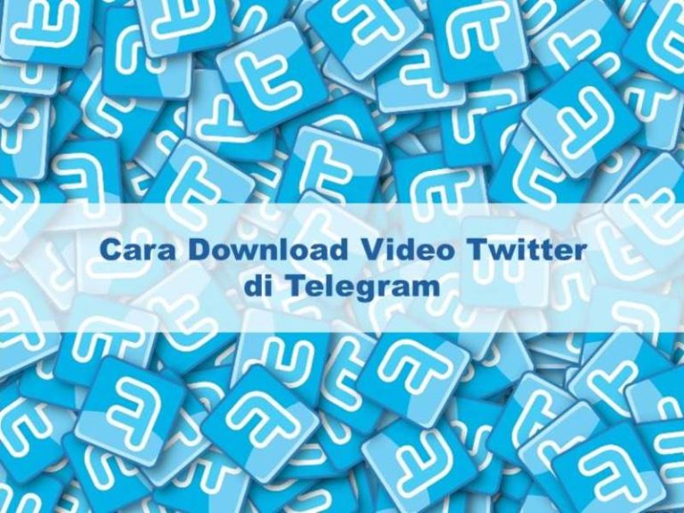 Cara Download Video Twitter di Telegram