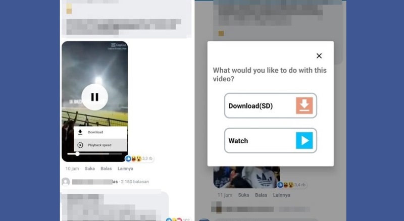 Cara Download Video di Komentar Facebook