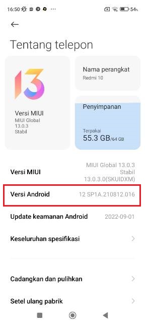 Cara Melihat Versi Android di Xiaomi