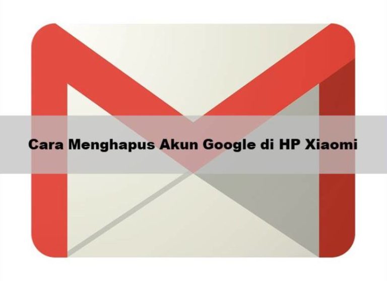 Cara Menghapus Akun Google di HP Xiaomi