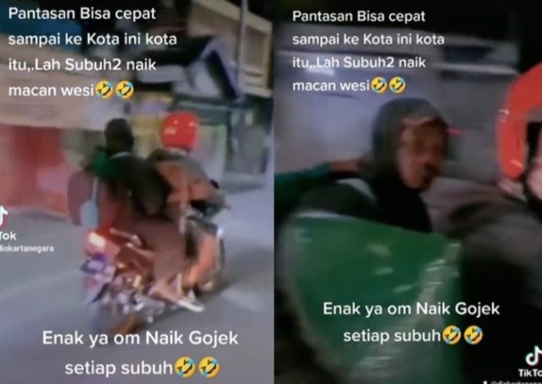 Heboh Ngaku Naik Macan Putih Musafir Joko Kendil Kini Terciduk Dibonceng Naik Motor