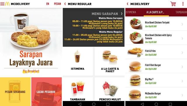 McDonalds Delivery Indonesia - Apj Delivery Makanan
