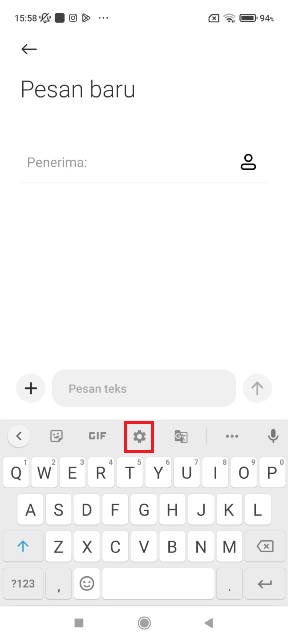 Pengaturan Keyboard Pengaturan Keyboard