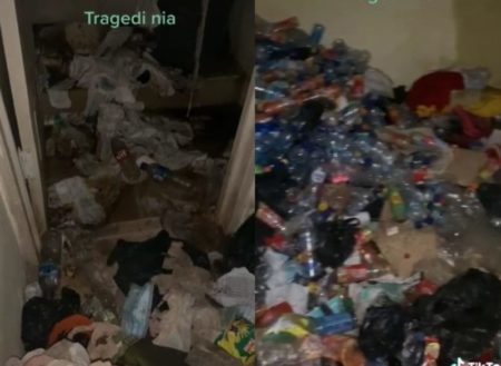 Viral Kondisi Kamar Kos Gadis Cantik Penuh dengan Sampah Menggunung Ibu Kos Dibikin Syok