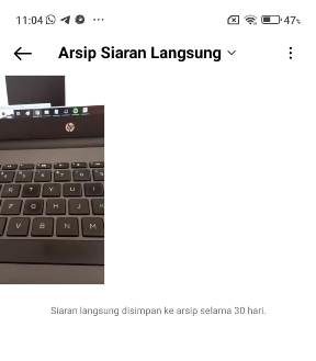 Arsip Live IG