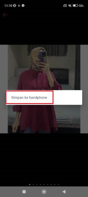 Cara Download Gambar di Aplikasi Shopee HP