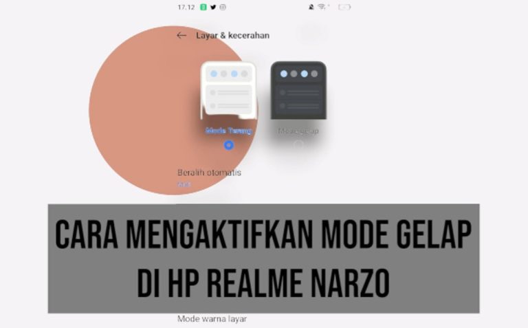 Cara Mengaktifkan Mode Gelap