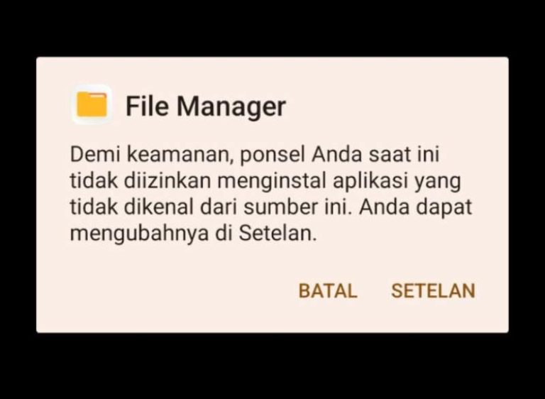 Cara Mengaktifkan Sumber Tak Dikenal Xiaomi