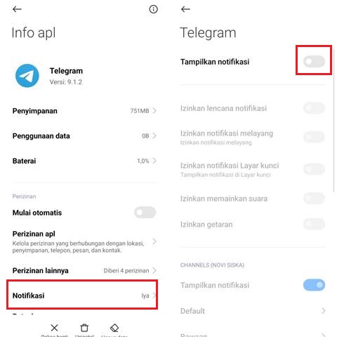 Cara Menonaktifkan Aplikasi Telegram
