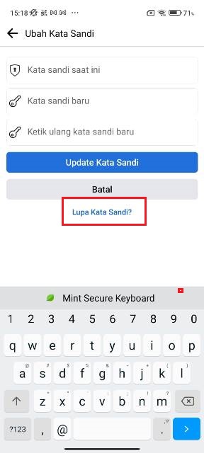 Lupa Kata Sandi Facebook Lupa Kata Sandi Facebook