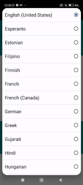 Pemilihan Bahasa di Sound of Text Pemilihan Bahasa di Sound of Text