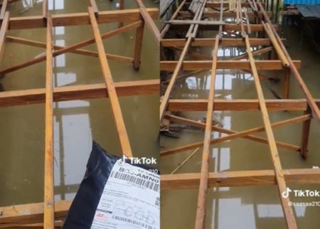 Serasa Rintangan Ninja Warrior Kurir Harus Lewati Jalanan Ekstrim Saat Antar Paket