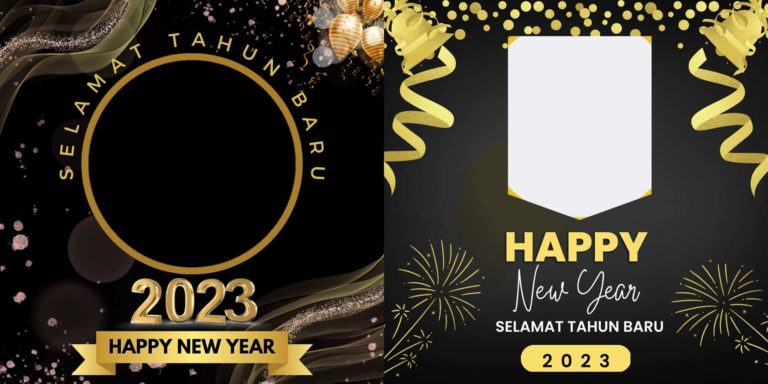 40 Link Twibbon Happy New Year 2023 Gratis Untuk Meriahkan Tahun Baru