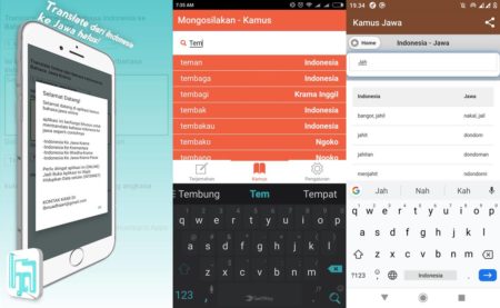 Aplikasi Translate Bahasa Jawa