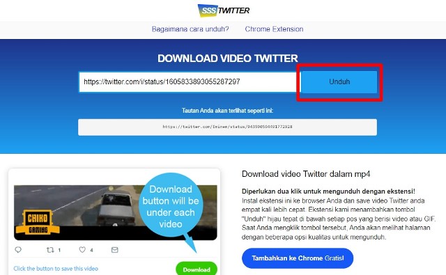 Cara Download Video Twitter Tanpa Pakai Aplikasi