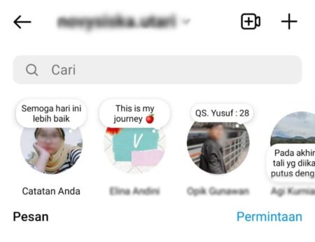 Cara Membuat Catatan di IG Kita