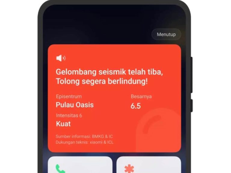 Cara Mengaktifkan Peringatan Dini Gempa Bumi