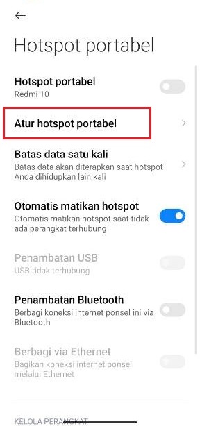 Cara Mengatur Hotspot Xiaomi