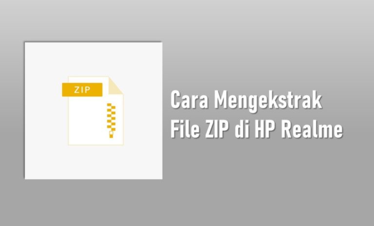 Cara Mengekstrak File ZIP di HP Realme