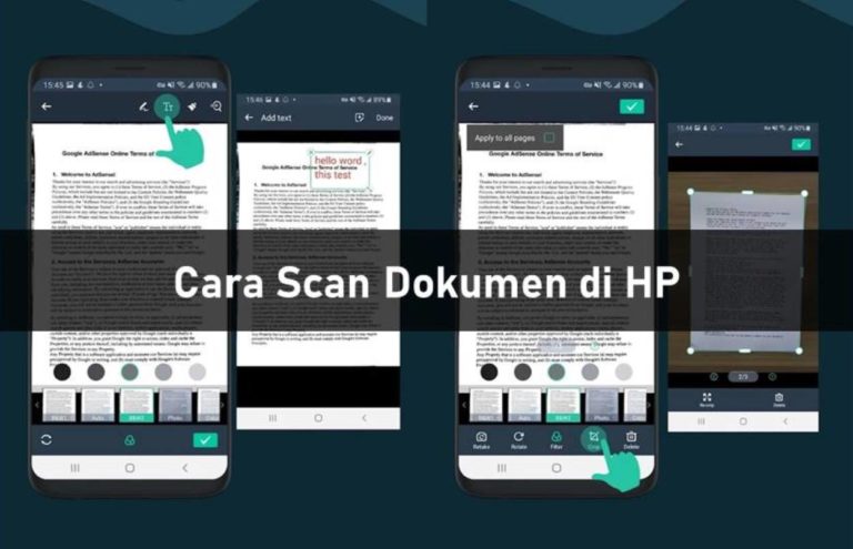 Cara Scan Dokumen di HP