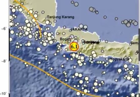 Gempa M 61 Guncang Sukabumi Terasa hingga Bandung dan Jakarta