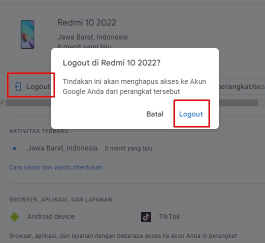 Logout Akun Gmail Logout Akun Gmail