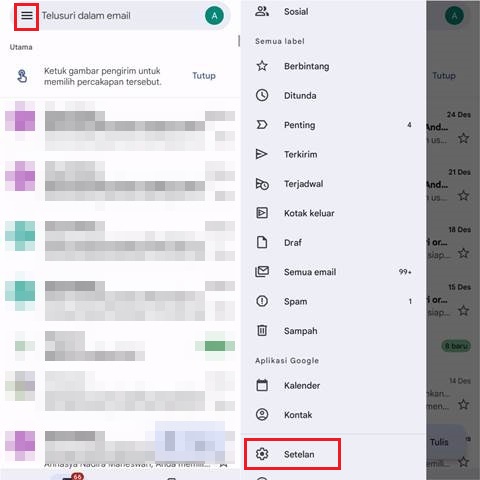 Membuka Setelan Google Membuka Setelan Google