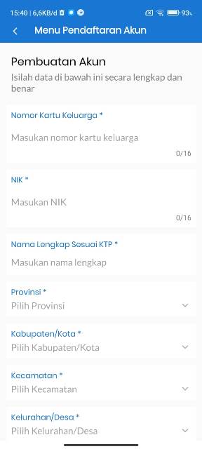 Pembuatan Akun Pembuatan Akun