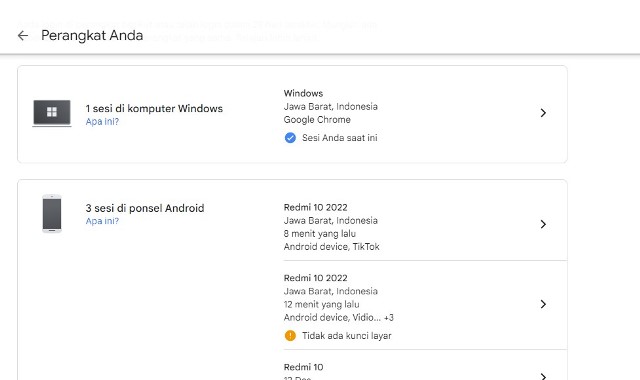 Pilih Perangkat Pilih Perangkat