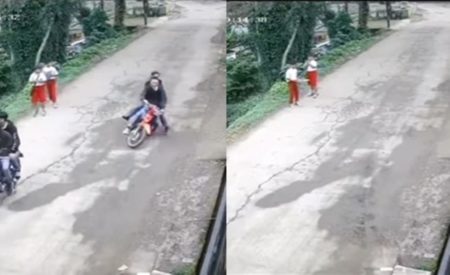 Remaja SMA Ugal ugalan di Jalan Berakhir Nyungsep Auto Dapat Standing Applause dari Bocil