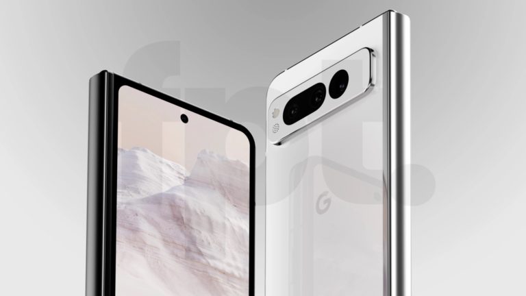 Render Ponsel Lipat Google Pixel Fold