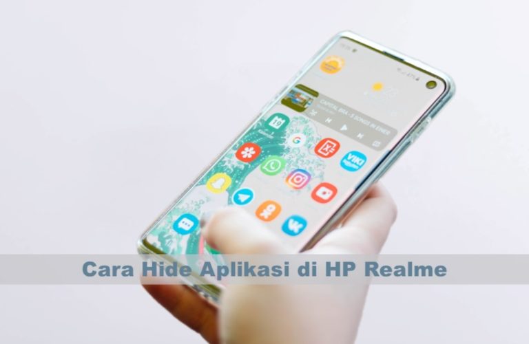 Cara Hide Aplikasi di HP Realme