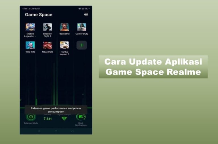 Cara Update Aplikasi Game Space Realme