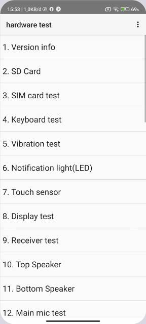 Hardware Test HP Xiaomi