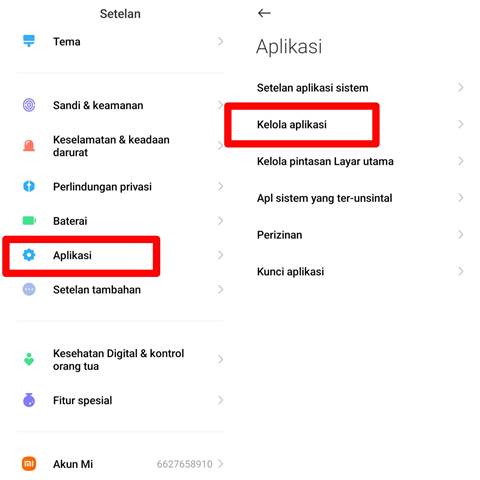 Manajemen aplikasi