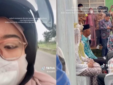 Nyesek Wanita ini Pergoki Pacar Menikah dengan Orang Lain Rela Pergi ke Bandung Untuk Buktikan