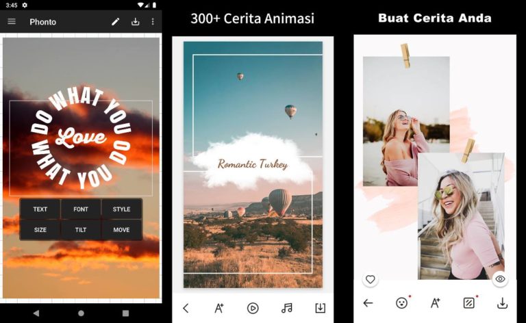 Aplikasi Tipografi Instagram