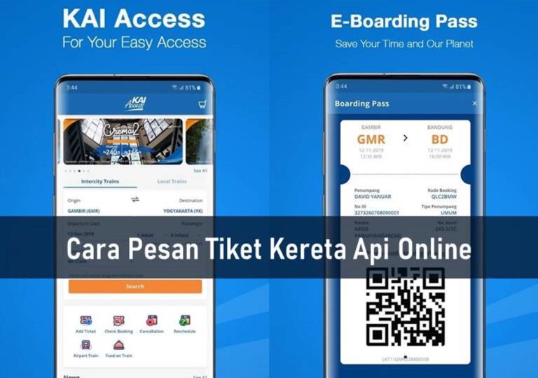 Cara Pesan Tiket Kereta Api Online